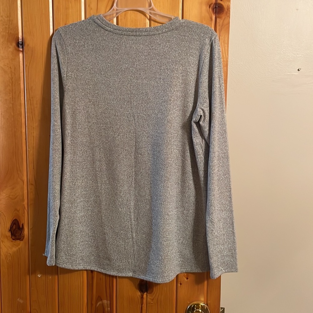 American Eagle Soft and Sexy Plush Long Sleeve Top - Picture 2 of 3